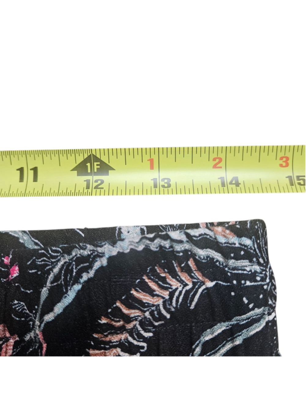 Christopher Banks Small Black Butterfly Floral Midi A Line Skirt - Picture 4 of 8